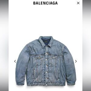 Balenciaga Blue Denim Jacket